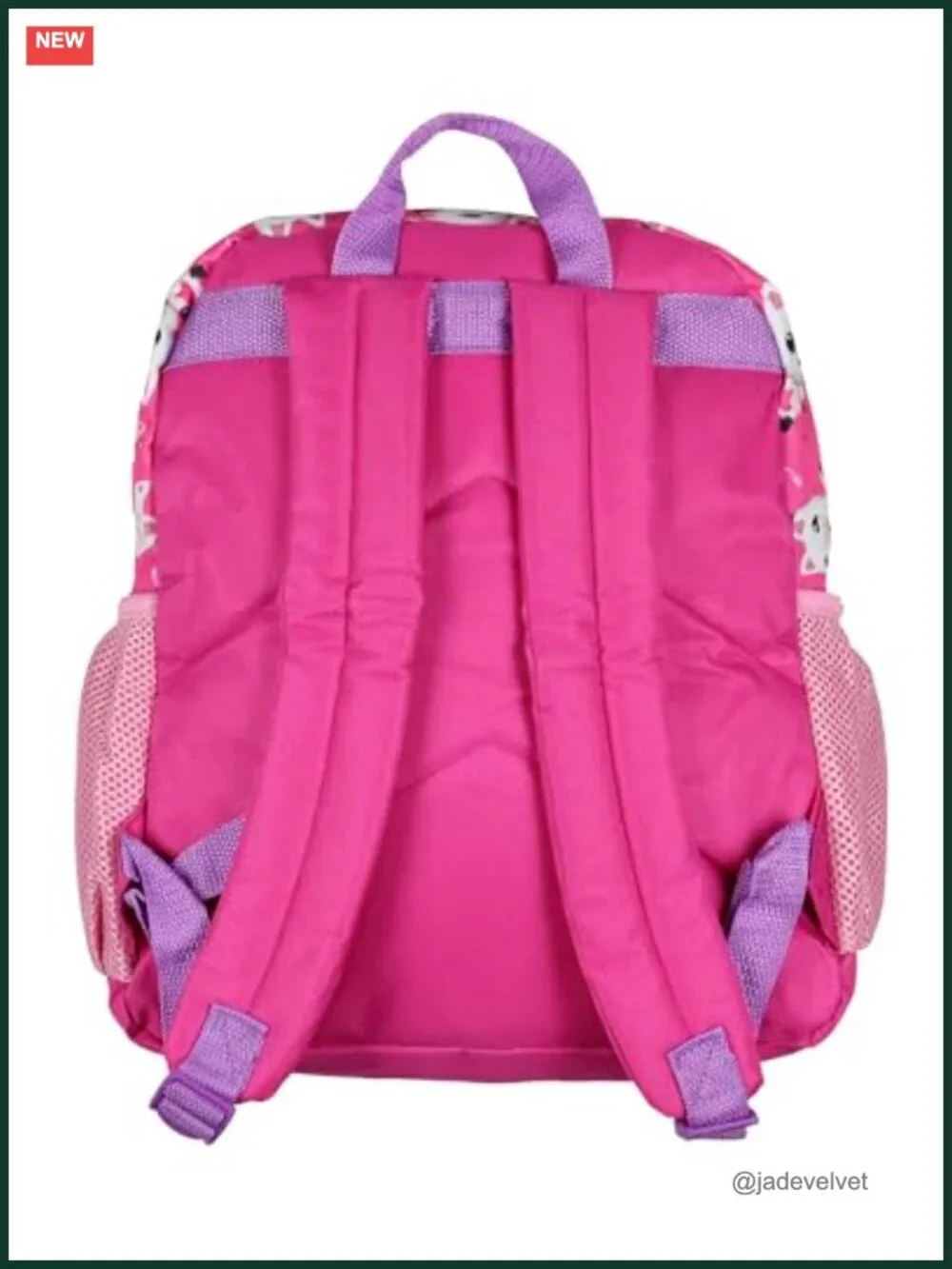 Gabby's Dollhouse Backpack Kids Cat Friends Raised Design School Bag